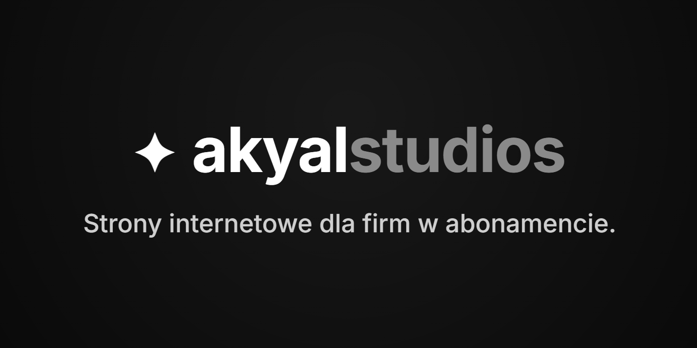 akyalstudios – strony internetowe dla firm